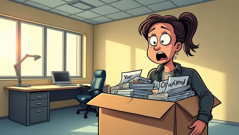 Unerwartete Kündigung oder Jobverlust