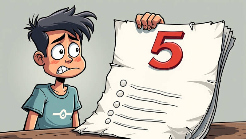 Wichtige Prüfung nicht bestanden